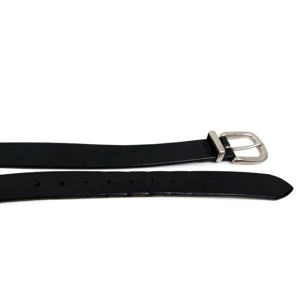 MOD DEPOSE SADDLE BLACK GENUINE LEATHER 1 1/8